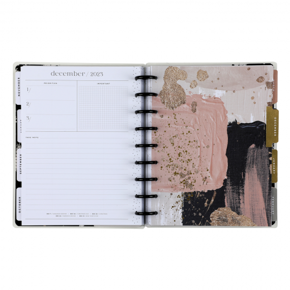Modern Painterly - Classic Vertical 18 Month Planner