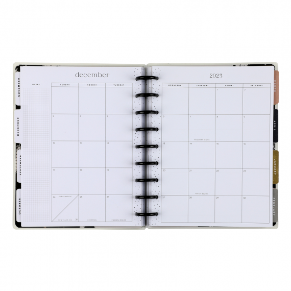 Modern Painterly - Classic Vertical 18 Month Planner