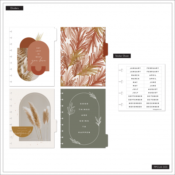 Dried Florals Classic 4 Month Planner