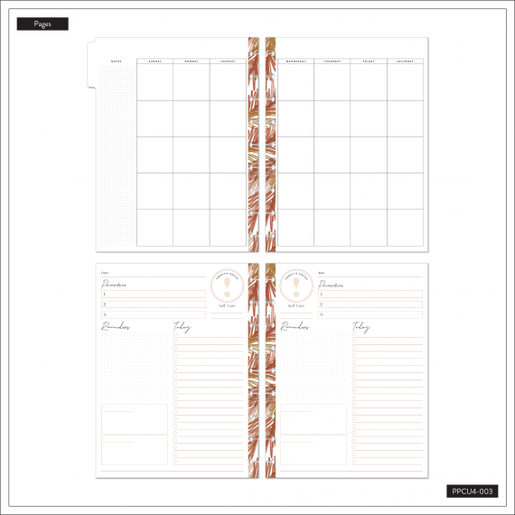 Dried Florals Classic 4 Month Planner