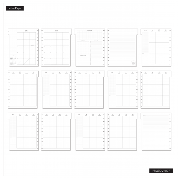 Work + Life Metropolitan Big Professional 12 Month Planner