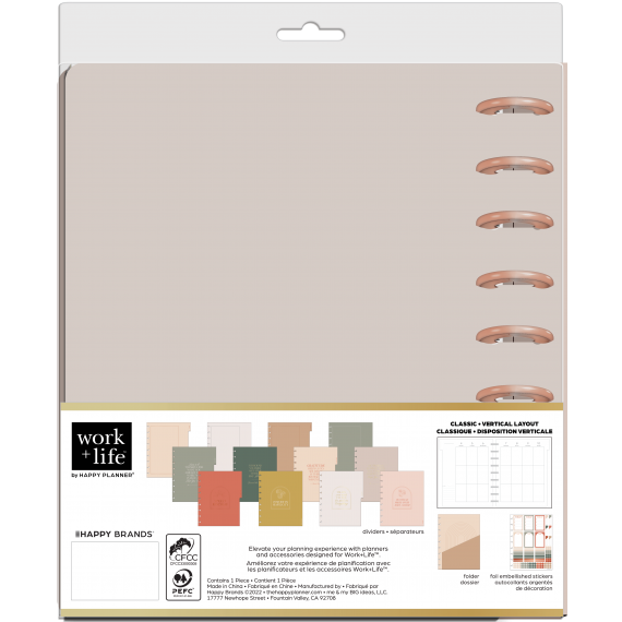 Work + Life Ivy & Rose Classic 12 Month Planner
