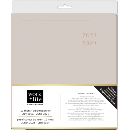 Work + Life Ivy & Rose Classic 12 Month Planner