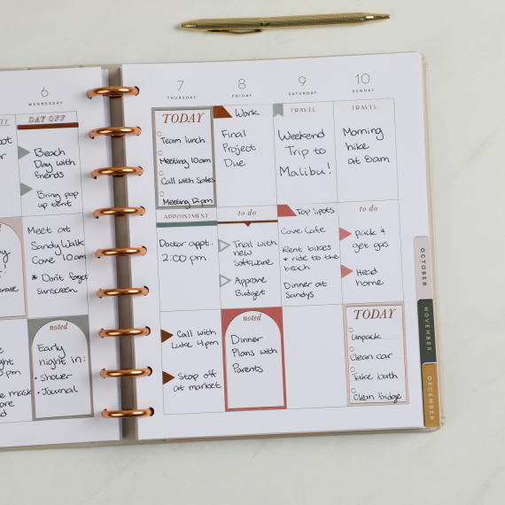 Work + Life Ivy & Rose Classic 12 Month Planner