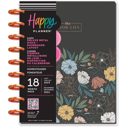 Homesteader Classic 18 Month Planner