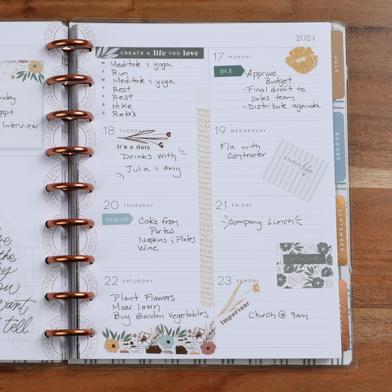 Homesteader Classic 18 Month Planner