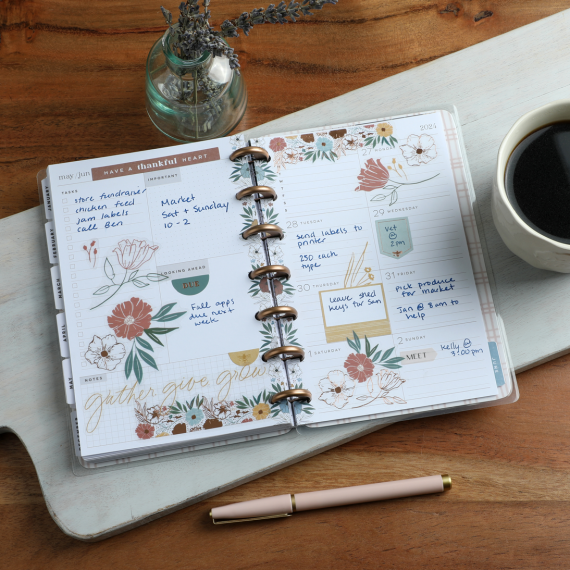 Homesteader Mini 12 Month Planner