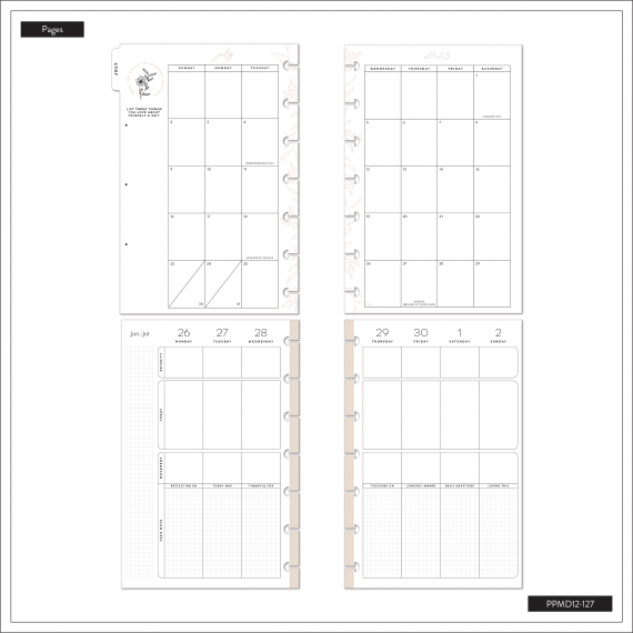 Heal from Within Mini 12 Month Planner