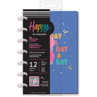 Fun Illustrations Mini 12 Month Planner