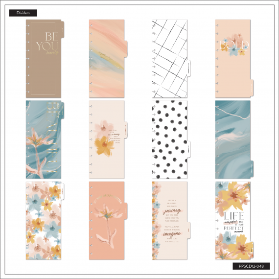 Softly Modern Skinny Classic 12 Month Planner