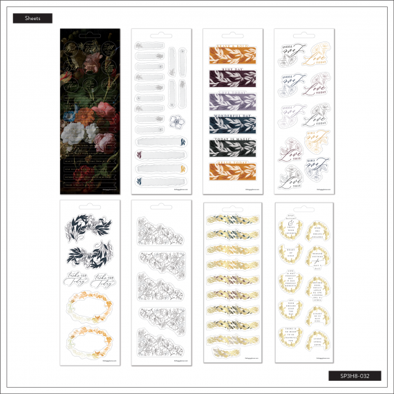 Bold Baroque 8 Sticker Sheets