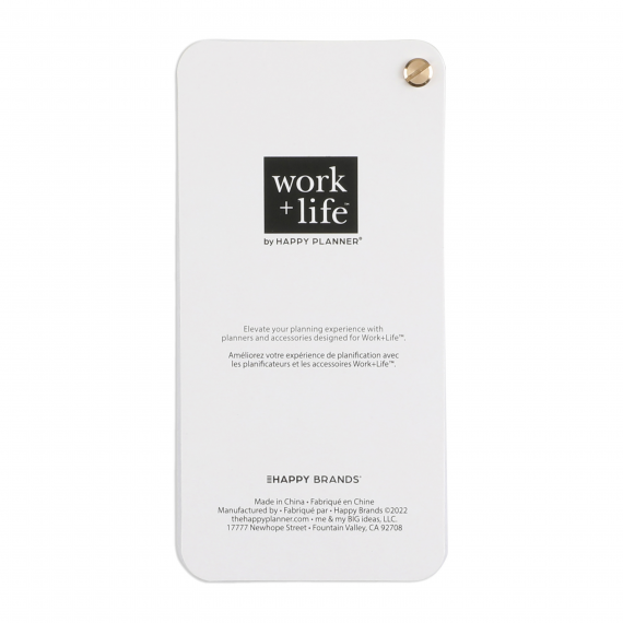 Work + Life Metropolitan Foil Sticker Fan Book