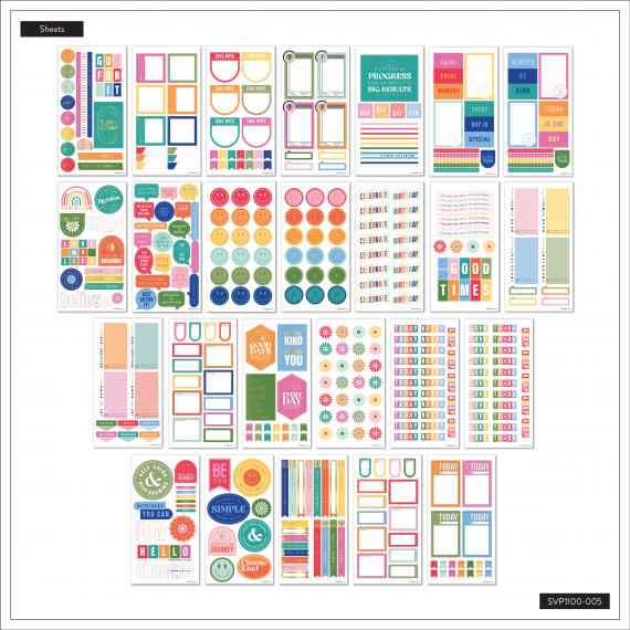 Planner Essentials - Big 100 Sheet Sticker Value Pack