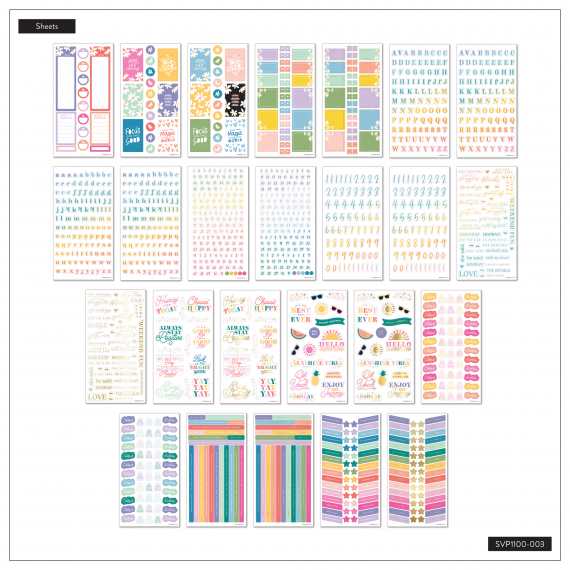 Fun Brights 100 Sheet Sticker Value Pack