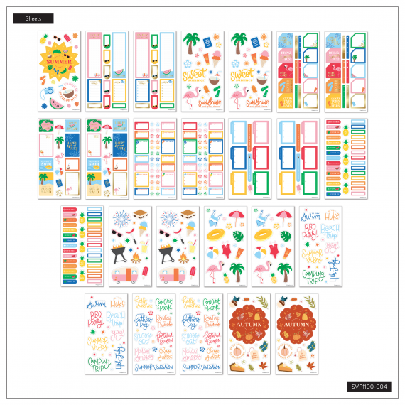 Seasonal - 100 Sheet Sticker Value Pack