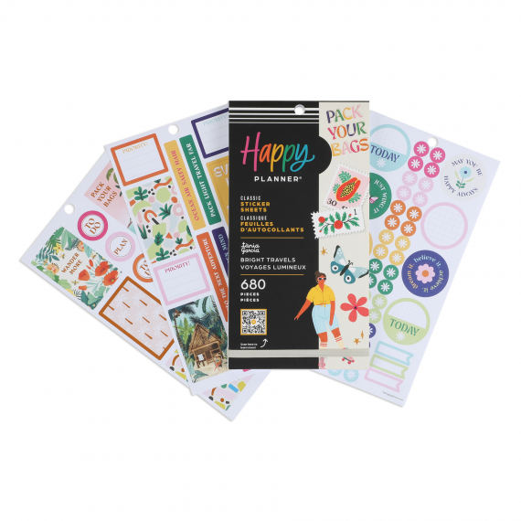 Bright Travels Classic 30 Sheet Sticker Value Pack