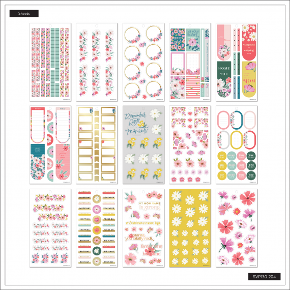 Fresh Bouquet Classic 30 Sheet Sticker Value Pack