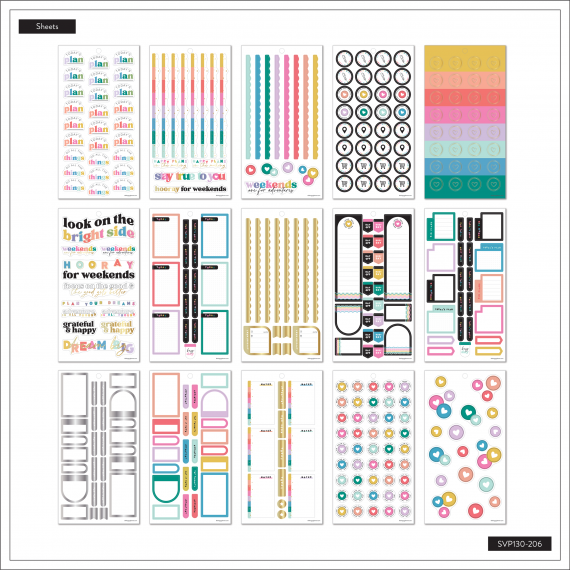 Happy Brights Classic 30 Sheet Sticker Value Pack