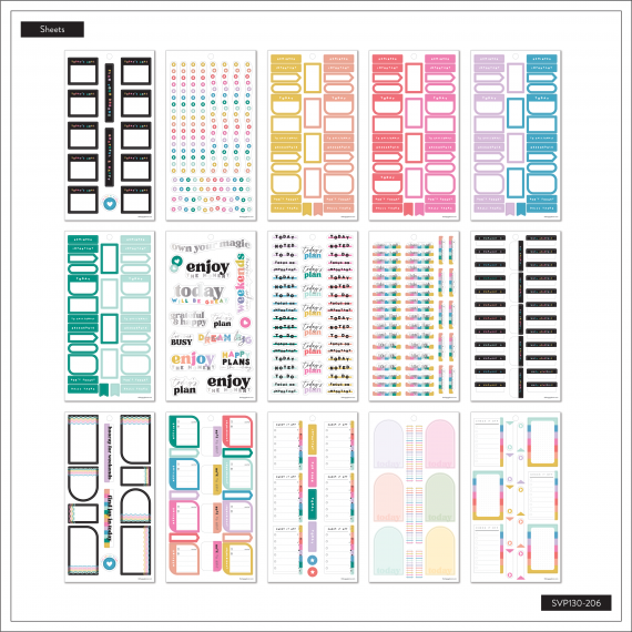 Happy Brights Classic 30 Sheet Sticker Value Pack