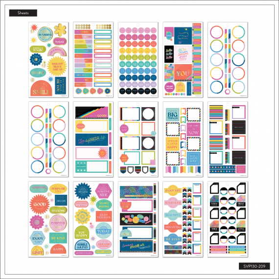 Spread Some Happy Mini 30 Sheet Sticker Value Pack