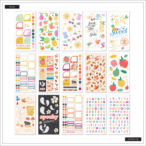 Seasonal Whimsy Classic 30 Sheet Sticker Value Pack