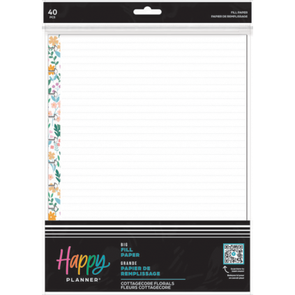 Cottagecore Florals - Dotted Lined Big Fill Paper
