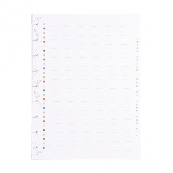 Teachers Notes - Classic Checklist Fill Paper