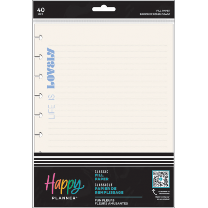 Fun Fleurs - Dotted Lined Classic Fill Paper