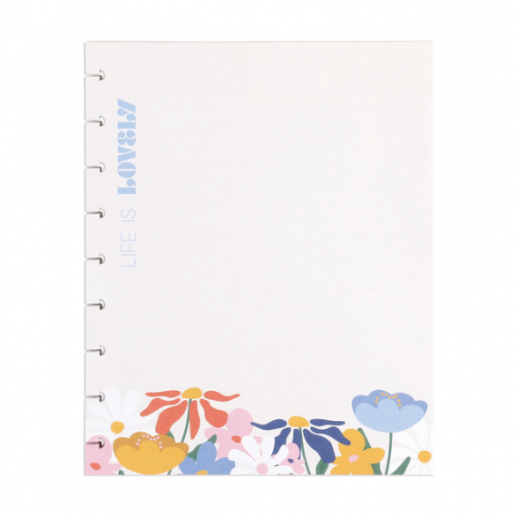 Fun Fleurs - Dotted Lined Classic Fill Paper