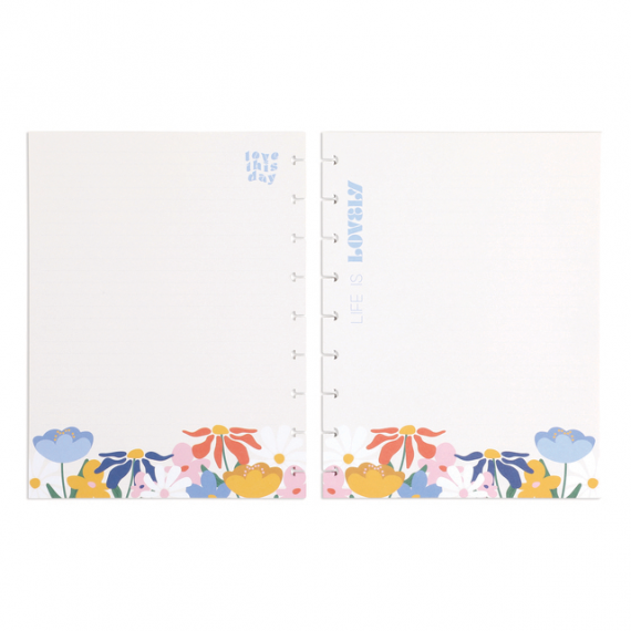 Fun Fleurs - Dotted Lined Classic Fill Paper