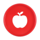 Red Apple Cutout - Medium Plastic Disc Set