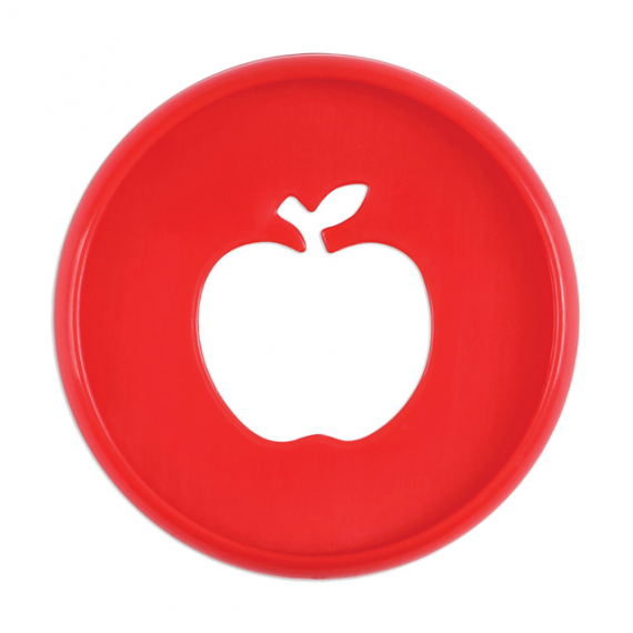 Red Apple Cutout - Medium Plastic Disc Set