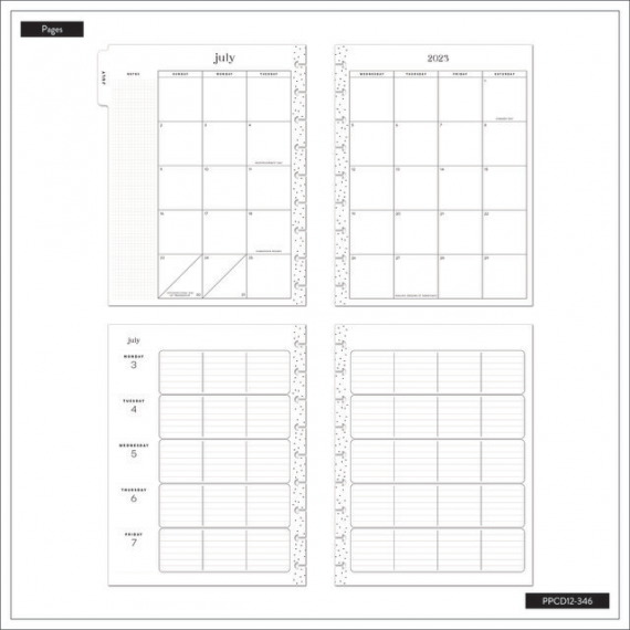 Cottagecore Florals - Classic Teacher Happy Planner