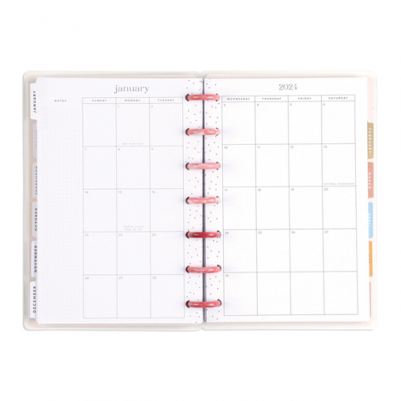 Cottagecore Florals - Mini Dashboard Happy Planner