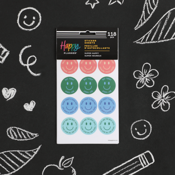 Super Happy - 5 Sticker Sheets