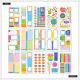 Abstract Silkscreen Teacher - Big Value Pack Stickers