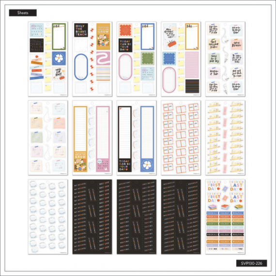 Teacher Notes - Classic Value Pack Stickers