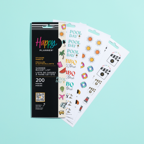 Summer Bucket List - 8 Sticker Sheets