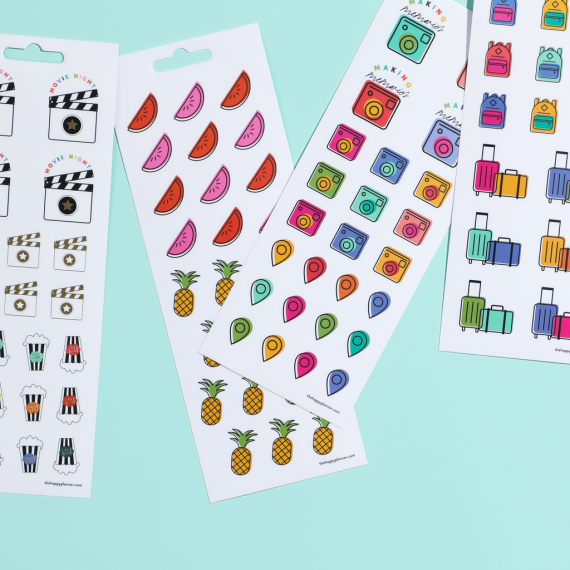 Summer Bucket List - 8 Sticker Sheets