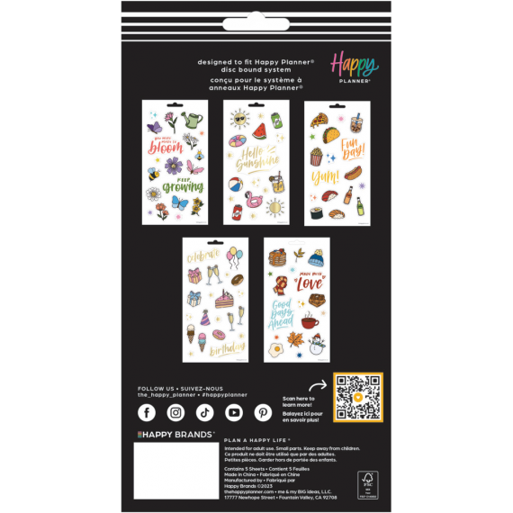 All the Things - 5 Sticker Sheets