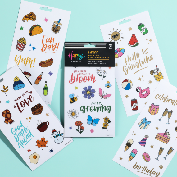 All the Things - 5 Sticker Sheets