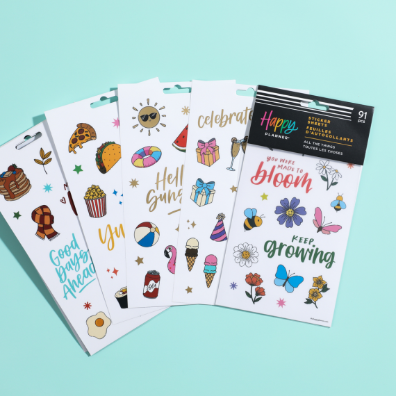 All the Things - 5 Sticker Sheets