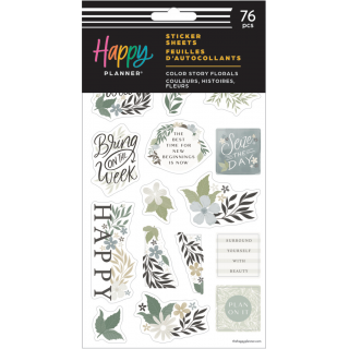 Color Story Florals - 5 Sticker Sheets