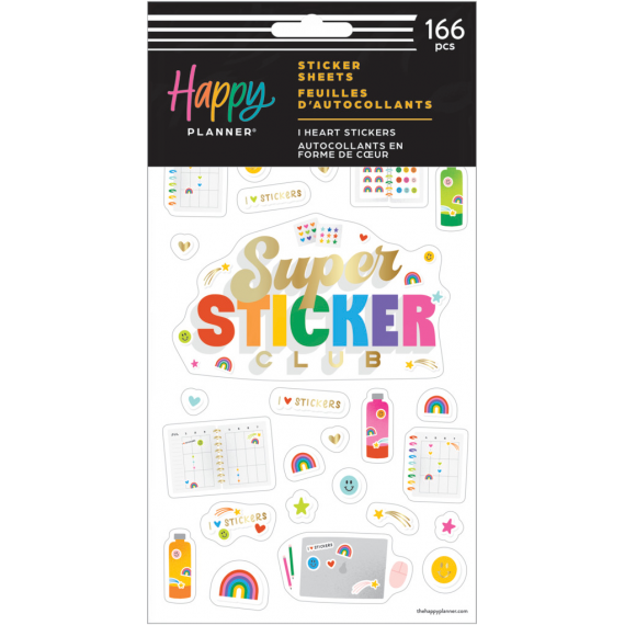 I Heart Stickers - 5 Sticker Sheets